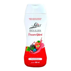 Jabon Liquido Lirio Bath&Spa Frutos Rojos 400 MLL