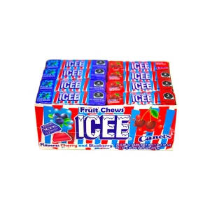 Dulce Exh Dul Canel´S Icee Cereza&Mora Azul Icee  Cereza&Mora Azul 24 PZS