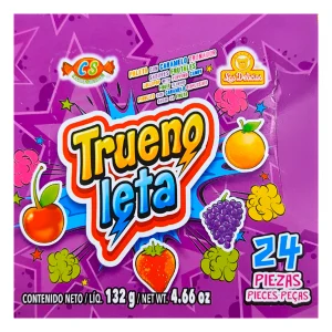 Exh Paleta Las Delicias Trueno Leta Las Delicias 24 PZS
