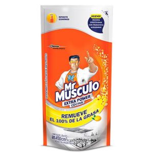 Mr Musculo Antigrasa Cocina Extra Power Recarga 450 cc