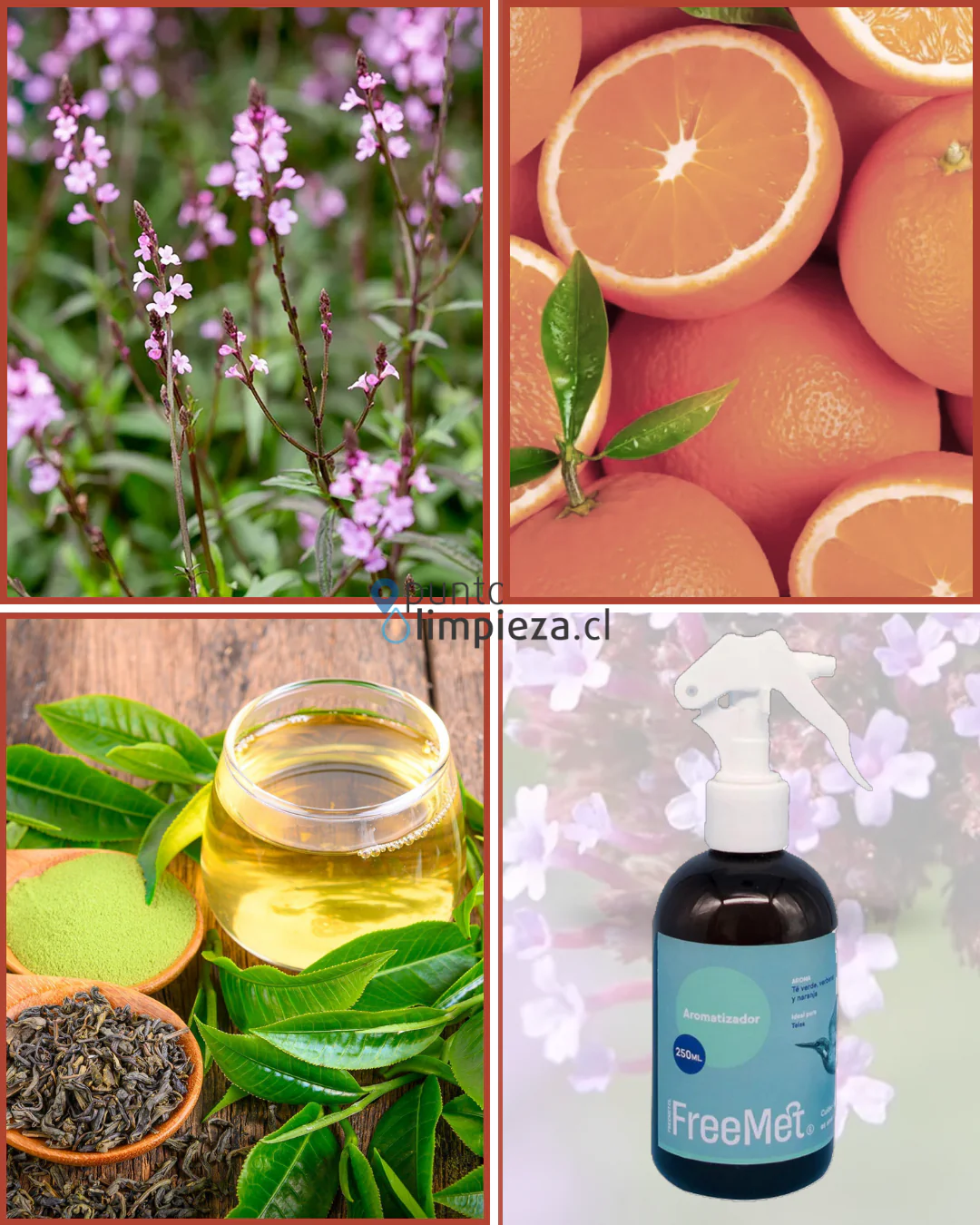 Freemet Aromatizador de ambiente y telas Té Verde y Verbena 250 cc - Imagen 2