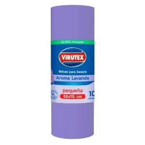 Virutex Bolsa de Basura Aroma Lavanda 50 x 70 cm 10 unid
