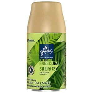 Glade Aromatizante de Ambientes Aerosol Repuesto Frescura Salvaje 270 cc