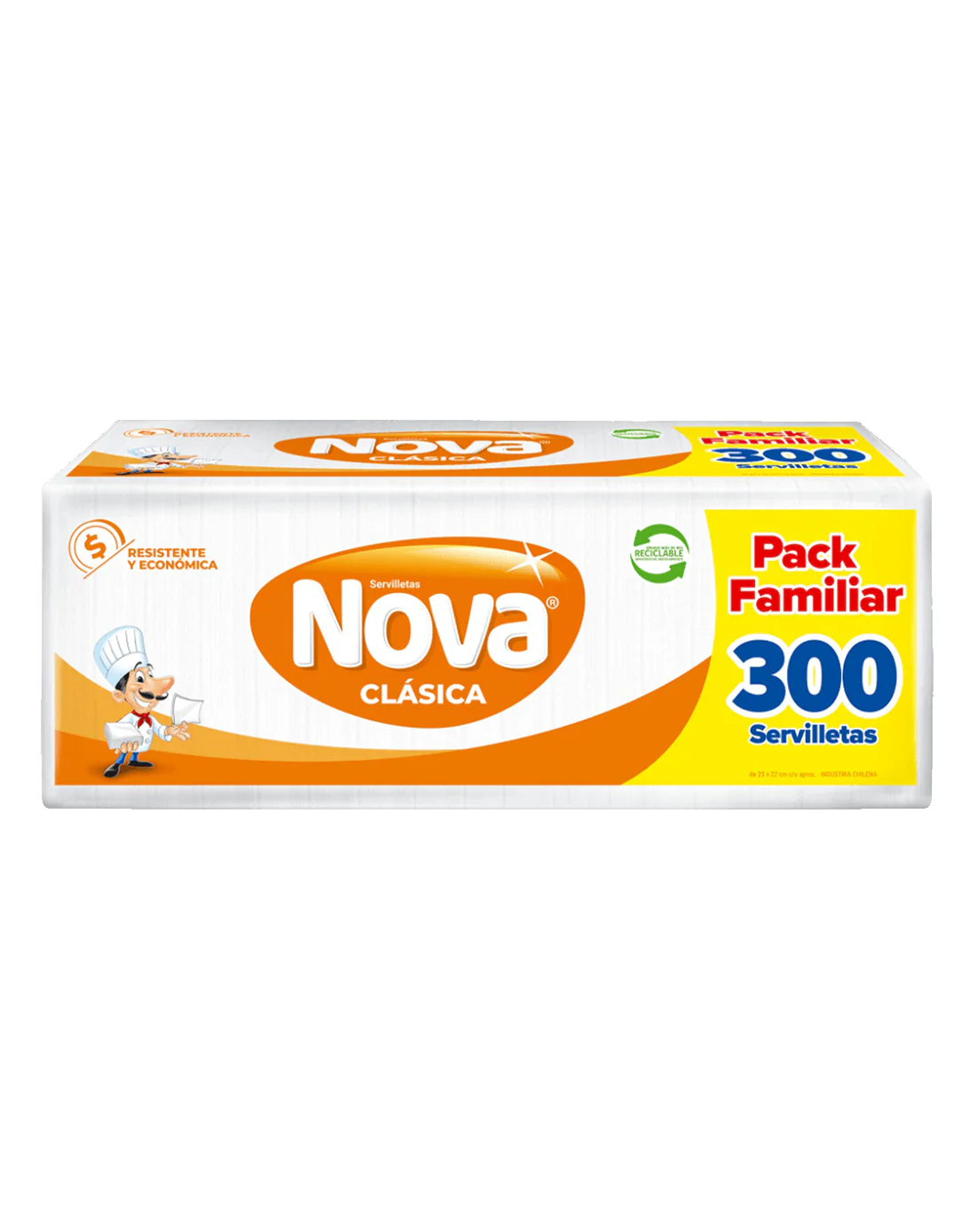 Nova Servilletas Cocktail Clásica - Pack Familiar 300 unid