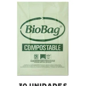 BioBag Bolsas de Basura Compostable 30 u de 50 x 70
