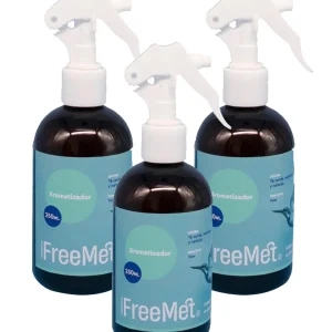 Freemet Aromatizador de ambiente y telas Té Verde y Verbena 3 x 240 cc