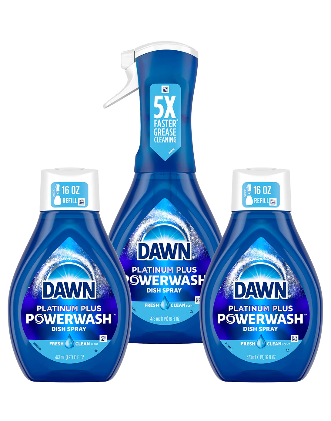 Dawn PowerWash Spray + 2 Refill Spray PACK