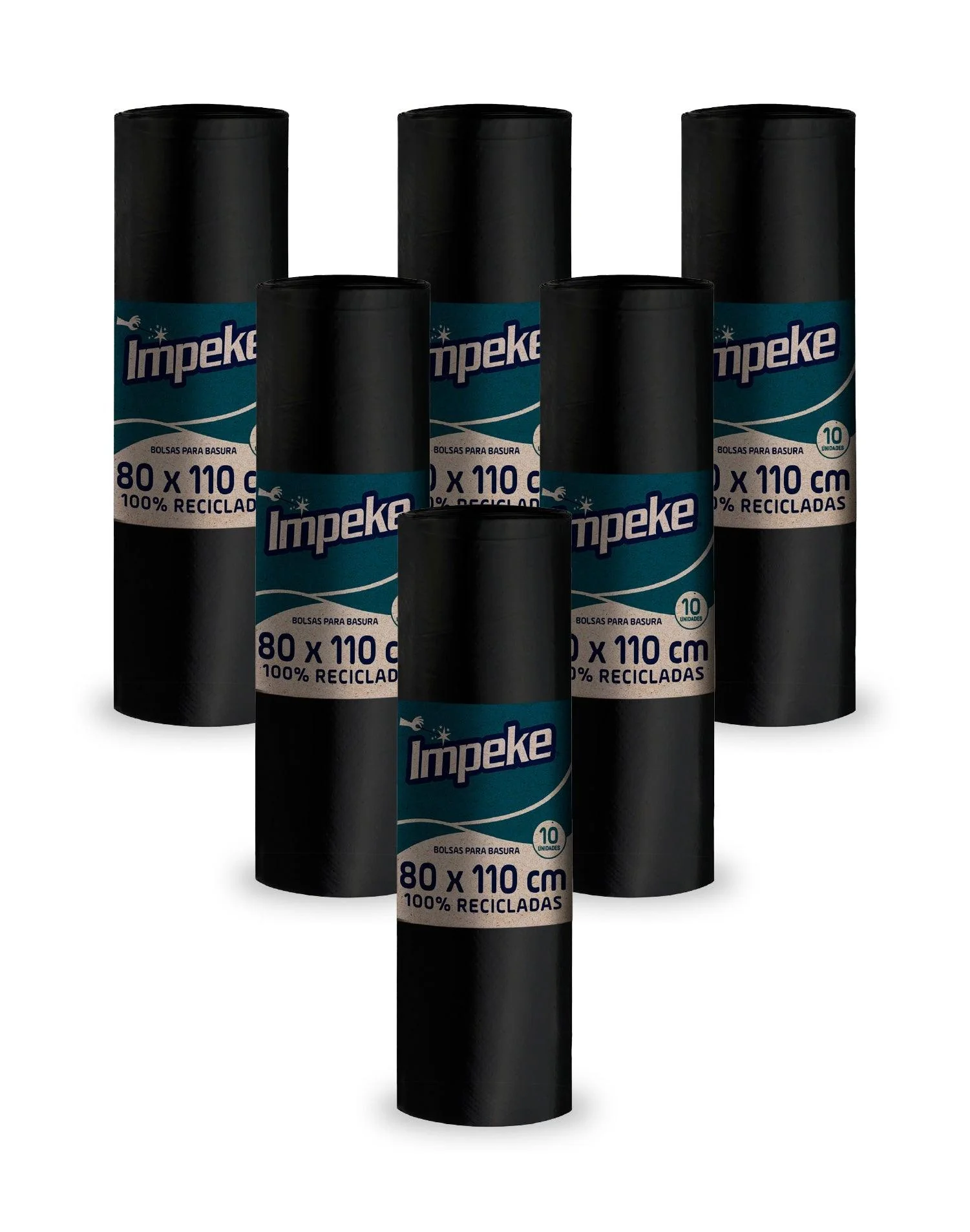 Impeke Bolsa de Basura Económica 80x110 cm 6 x 10 unid
