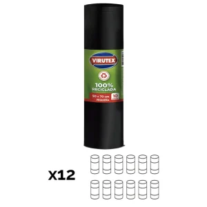 Virutex Bolsa de Basura Pequeña 50 x 70 cm 12 x 10 unid