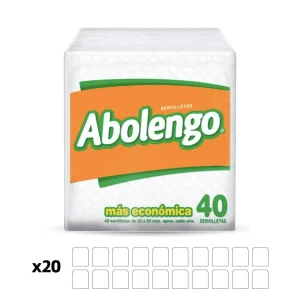 Abolengo Servilleta Cóctel 20 x 40 unid