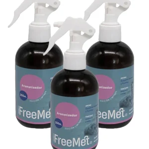 Freemet Aromatizador de ambiente y telas Durazno, manzana y frutillas 250ml 3 x 250 ml