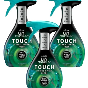 Febreze Aromatizante de telas Unstoppable Fresh 3 x 500 cc