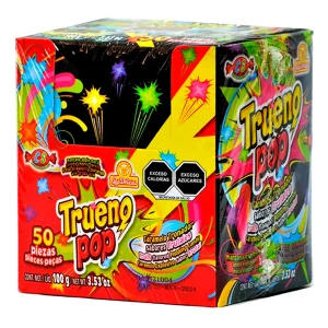DULCE LAS DELICIAS TRUENO POP 50 PZS