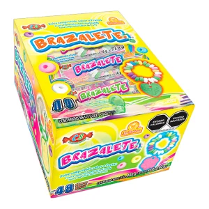 Exhibidor Dulce Las Delicias Brazalete 48 PZS