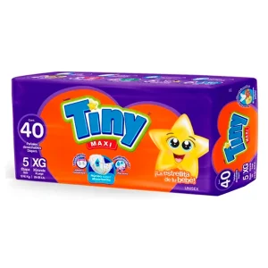 Pañal Tiny Maxi Xgde+4Pz Tiny 40 PZS