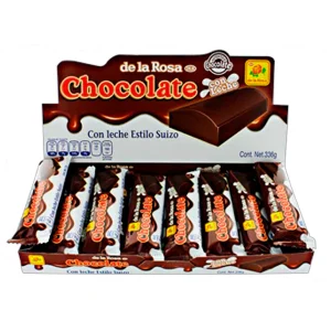 Exh Choco La Rosa Suizo C/Leche De La Rosa 18 GRS