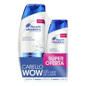 Shampoo Head&Shoulders Limp Renovadora 375Mll +1P 375 MLL