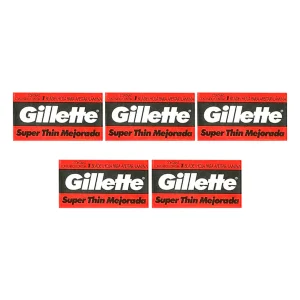 Navaja Exh Hoja Gille Roja Rastri Gillette Nava Roja 5 PZS