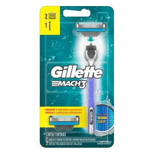 Rastri Gille Mach3 Aqua+Sh.H&Smen180Ml Gillette Mach 3 1 PZS