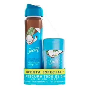Deo Secret Aer Coco M+Gel45Grs Secret 150 MLL