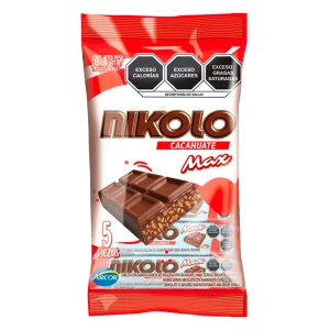 Exh Choco Nikolo Cacahuate Nikolo Choco Fresa 28 GRS