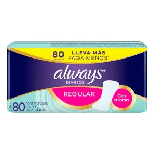 Panty P.Always Diarios Reg Mnz P.Always Diarios 80 PZS