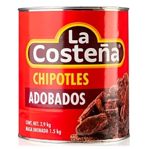 Chiles  Chiles Costeña Chipotle Costeña  Chipotle Adobados 2.9 KGS