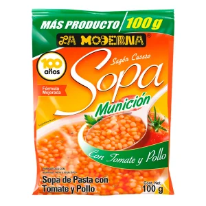Sopa Sopa Moderna Tom Municion Moderna Con Tomate 100 GRS