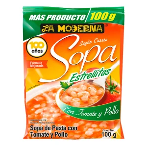 Sopa Sopa Moderna Tom Estrellita Moderna Con Tomate 100 GRS