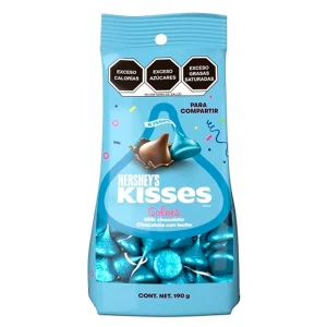 Chocolat Exh Choco HersheyS Kiss Colors Azul HersheyS Colors Azul 190 GRS