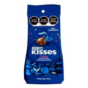 Choco HersheyS Kiss Colors Azul Rey 190 GRS