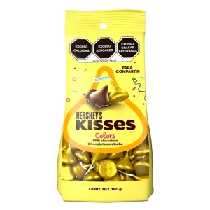 Choco HersheyS Kiss Colors Amarillo 190 GRS