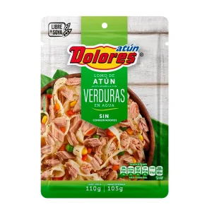 Atun  Atun Dolores En Agua C/Verd Sob Dolores En Aceite 105 GRS