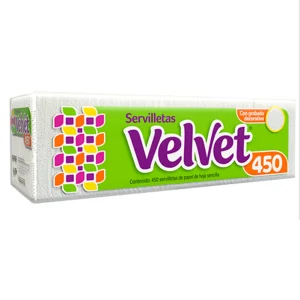 Servilleta Velvet+50Pz Velvet 450 PZS