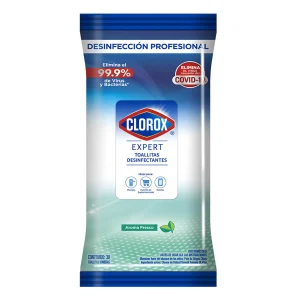 Toallitas Humedas Clorox Desinfectante Free 30 PZS