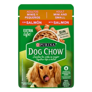 Alim Purina Dog Chow Adulto R.Peq Salmon  Purina 100 GRS