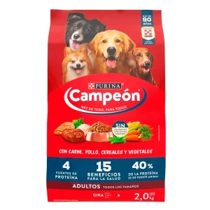 Alimento Alim Purina Campeon Adulto+2Kg Purina Campeon Adulto +2Kg 24 KGS