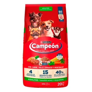 Alimento Alim Purina Campeon Adulto Mini/Peq Purina Adulto Peq . 20 KGS