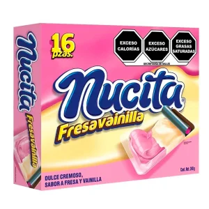 Chocolate Nucita Vainilla Fresa 16 PZS
