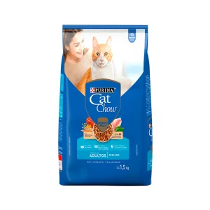 Alim Purina Cat Chow Adulto Pescado Purina 1.5 KGS
