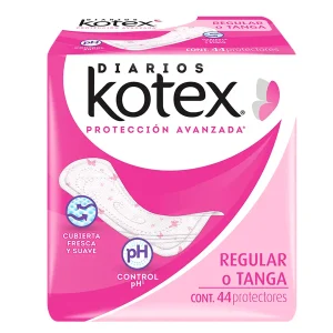 Panty P.Kotex Diario Reg O Tanga 44 PZS