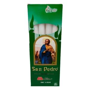 Veladora Exh Vela La Gloria S.Pedro Blanca La Gloria 14 PZS