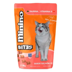 Alimento Alim Minino Bites Salmon Minino  Bites Salmon 85 GRS