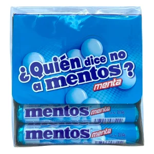 Exh Dul Mentos Rollos Menta 12 PZS