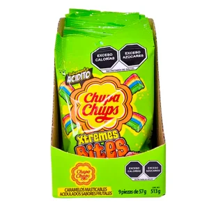 Exh Dul Chupa Chups Xtreme Bites C/Yogu+J 57 GRS