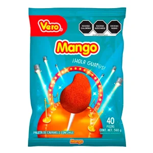 Paleta Vero Mango Con Chile 40 PZS