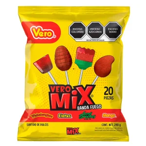 Paleta Vero Mix Banda Fuego Surt 20 PZS