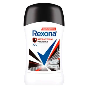 DESODORANTE REXONA ANTIBACTERIAL INVISIBLE MUJER BARRA 45 GRS