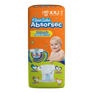 Pañal Kbb Absorsec Xx Jum Kbb 40 PZS