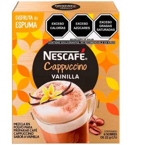 Exhibidor Café Nescafe Cappuccino Vainilla 22 GRS